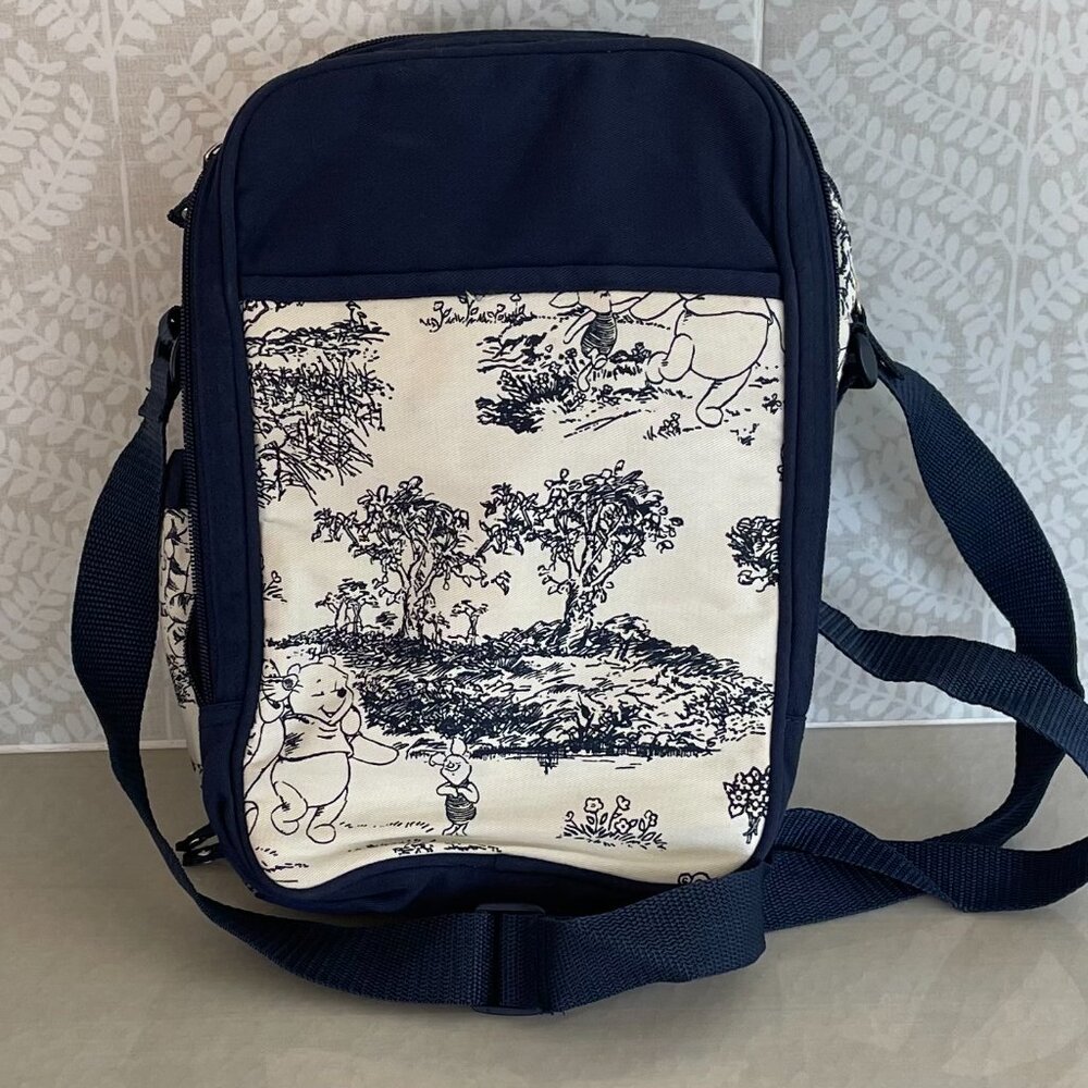 Disney Blue and White Crossbody Bag with Urban Design - Picture 3 of 16
